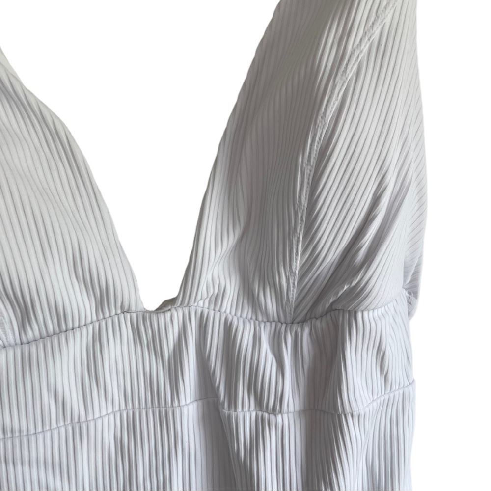 Andie Sardinia Ribbed One Piece White XL Swimsuit - Picture 6 of 11